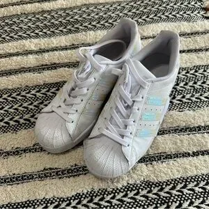 adidas gazelle silver green womens Adidas Kids' Superstar J Shoes